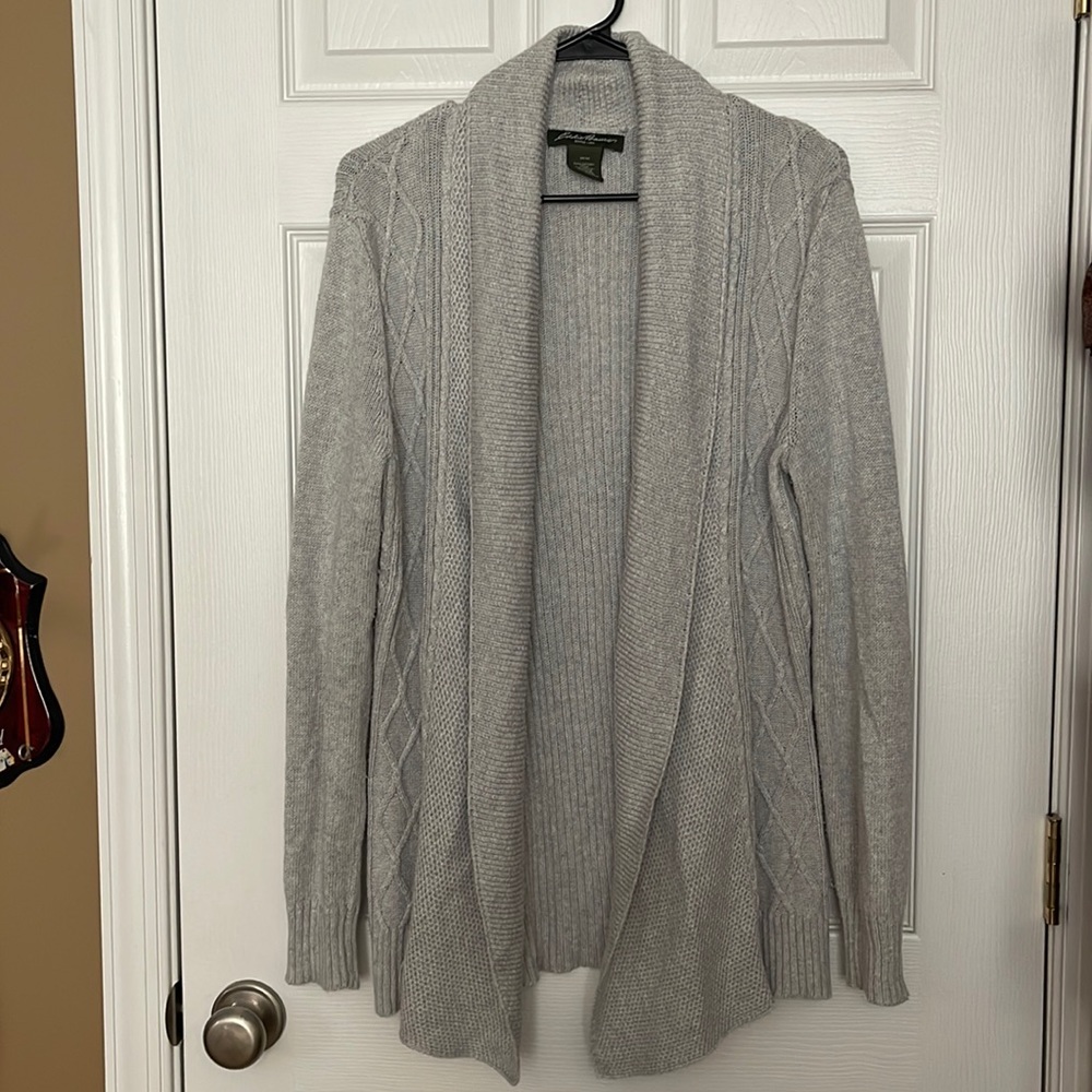 Eddie Bauer gray Cardigan
